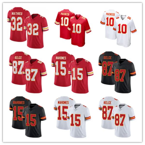 Maglia da calcio Kansas''city''chiefs''52 Creed Humphrey 25 Clyde Edwards-helaire 8 Justyn Ross 56 George Aftis 35 Christian Okoye 16 Len Dawson 88 Tony Gonzalez