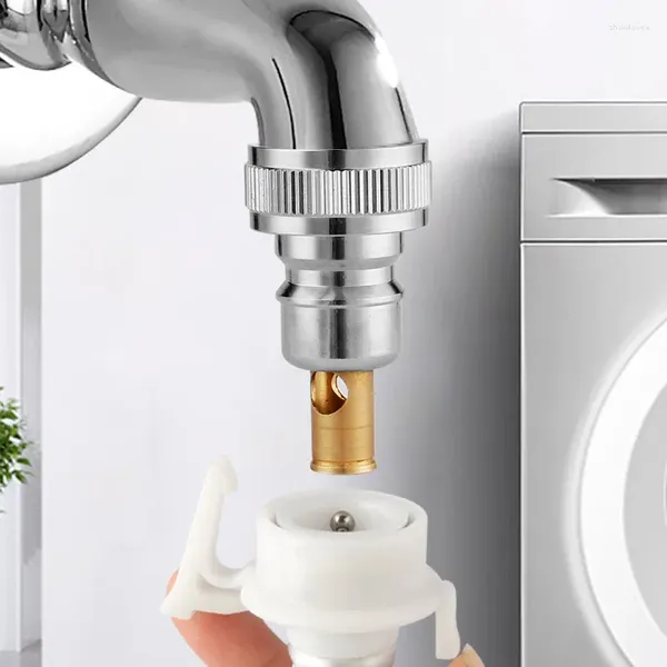 Banyo lavabo musluklar çamaşır makinesi musluk çek valf konnektörü 46 şube anti kayma otomatik su durağı