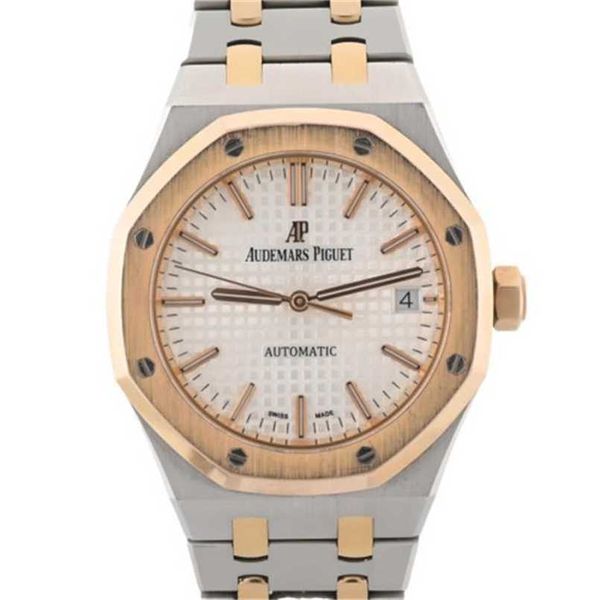 Royal Oak Offshore Audpi orologio meccanico da uomo sportivo moda orologio da polso 15450sr automatico 37mm oro rosa 18 carati cinturino Ss p WN-17A7