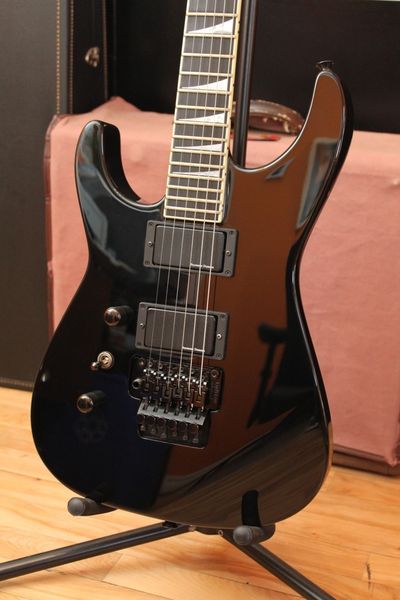 Sıcak satın kaliteli elektro gitar yeni sl-2f sol elle siyah floyd rose-müzik aletleri