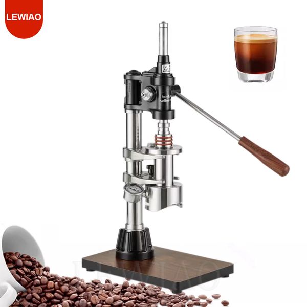 Alavanca puxar manual máquina de café expresso uso doméstico máquina de café cappuccino alavanca comercial máquina de café expresso cappuccino