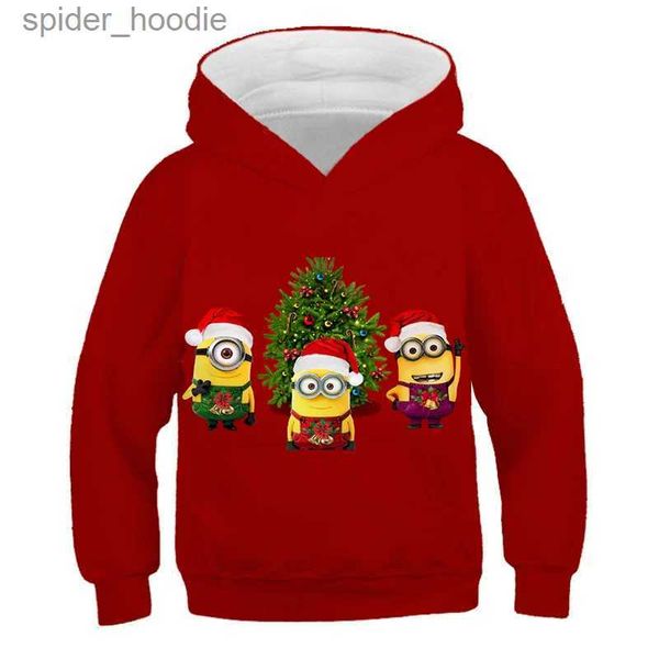 Hoodies dos homens moletons bebê meninos meninas natal papai noel roupas inverno primavera bonito papai noel hoodies crianças moletom com capuz roupas infantis l231101