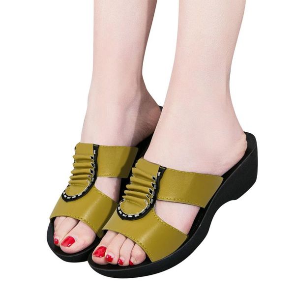 Sandalen Glitter Jelly für Frauen 1 Zoll Heels Slipper Schuhe Damengröße 10,5 WomenSandals
