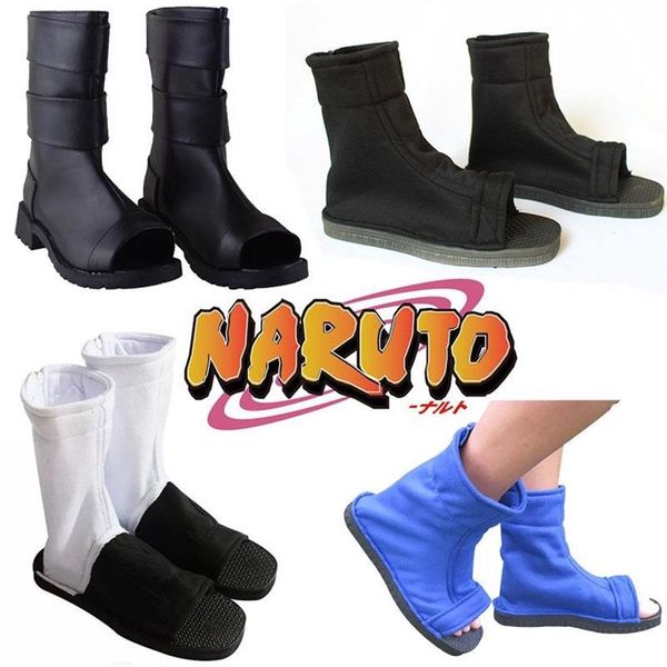 Novo anime japonês naruto akatsuki hatake kakashi uzumaki naruto cosplay sapatos halloween carnaval cosplay sapatos tamanho 36-44238z