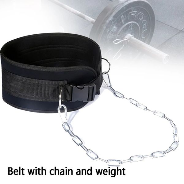 Accessori per supporto per il polso Forza della vita Bodybuilding Cintura per sollevamento pesi Attrezzatura per il fitness Allenamento Pull Up con catena Cintura per immersione nera 231101