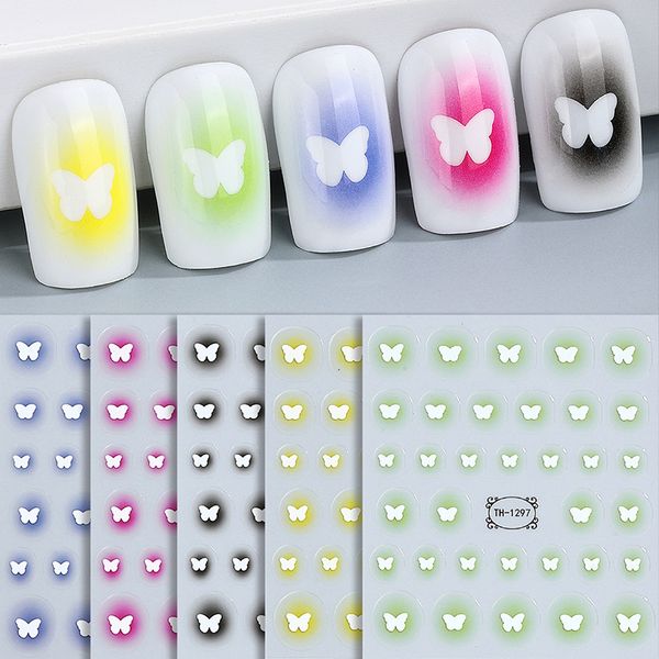 12 Sheets Water Transfer Nail Art Stickers Decals Nails Decorations Manicure Tools Christmas tree Santa Claus Snowman Design