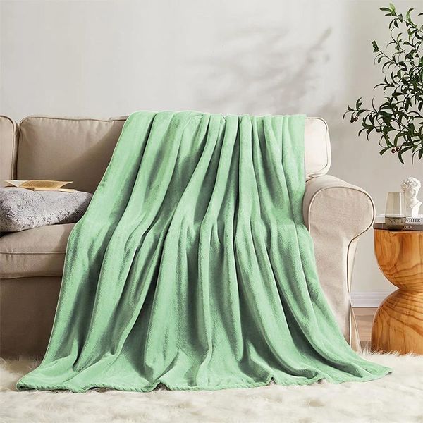 Soft & Fluffy Boho Fleece Blanket - Decorative Bedspread for Sofa & Bedroom, Custom Anime Design