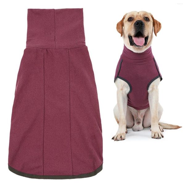 Abbigliamento per cani Solido Abbigliamento per animali domestici Maglione morbido Gilet autunno-inverno Maglione Collo alto Cappotto traspirante per interni ed esterni Regalo Mantieni caldo pigiama