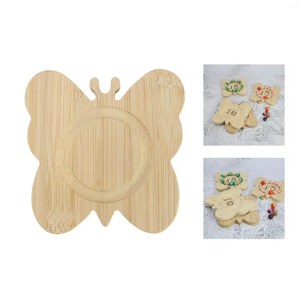 Sacchetti per gioielli Cassettiera in legno a forma di farfalla Porta organizer Negozio Ciondolo con perline Vetrina Negozio Braccialetti con vassoio