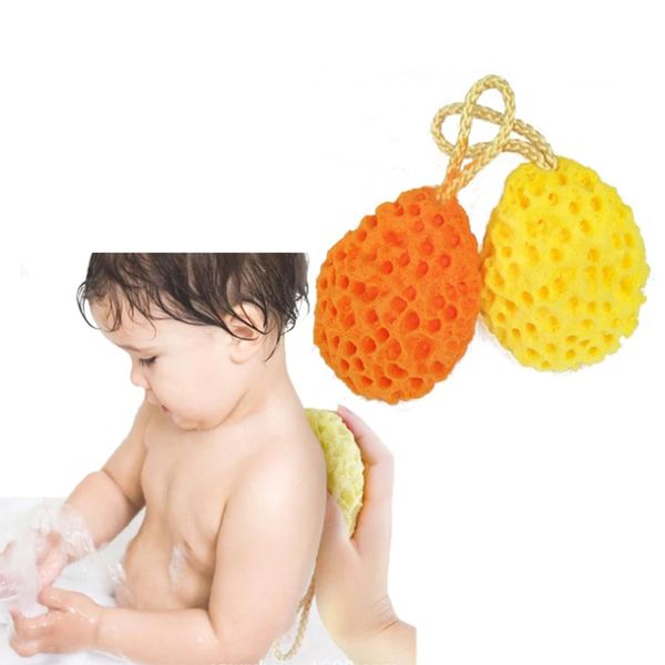 Super assorbente Honeycomb Bath Ball Shower Gel Scrub Schiuma Spugna Wipe Bath Body Brush