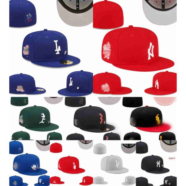 Ball Caps Designer-Hut Herren-Baseballmützen Klassische schwarze Farbe Hip Hop Chicago Sport Baseballkappe mit vollständig geschlossenem Design Chapeau Stitch Heart Hustle Flowers 2023