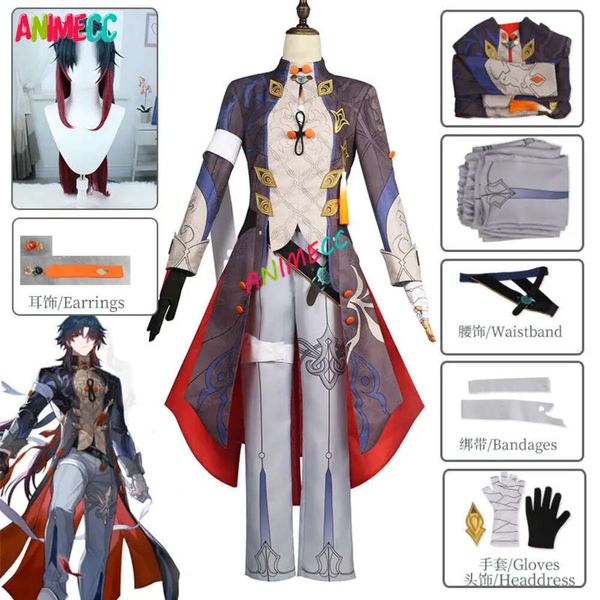 Animecc Blade Honkai Yıldız Demiryolu Cosplay Kostüm Peruk Anime Oyun Rolü Oyun Cadılar Bayramı Partisi Kıyafetleri Kadınlar Kızlar XS-XXXL Cosplay