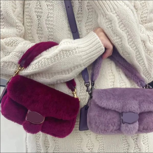 nuova borsa in peluche Uva Bobo per donna 2023 Borsa da donna autunno inverno spalla tracolla piccola borsa Borse versatili sotto le ascelle CSD2311027