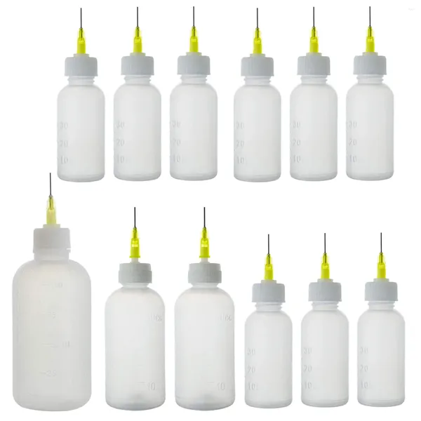 Aufbewahrungsflaschen, 50 Stück, Kunstflasche, 30 ml, 50 ml, 100 ml, Nadelspitze, Kleber, Quetschflüssigkeit, Flussmittelspender, Applikator, Kunststoff-Ausgabebehälter