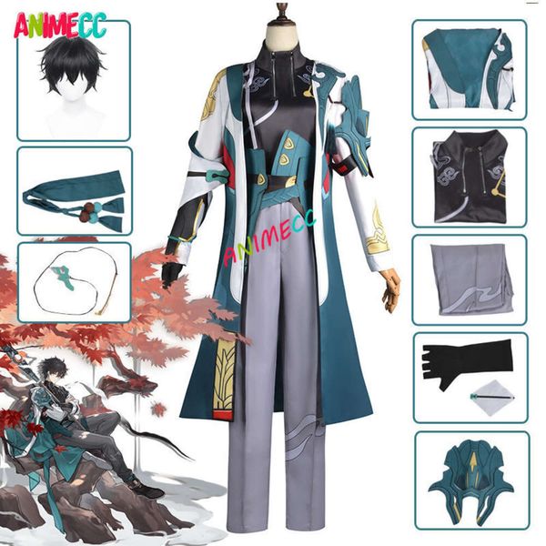 Dan Heng Honkai Star Rail Cosplay Kostüme Perücke Anime Spiel Danheng Halloween Party Karneval Outfits für Männer Frauen XS-XXXL Cosplay