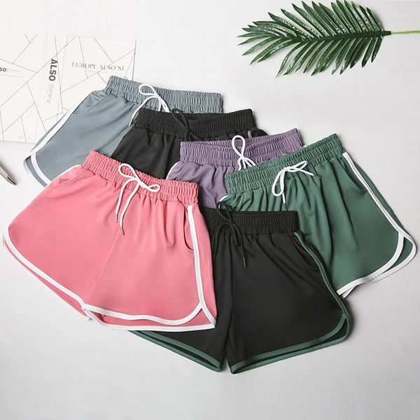 Correndo shorts esportes casuais para as mulheres 2023 verão moda fitness treino jogging calças preto roxo verde rosa bottoms