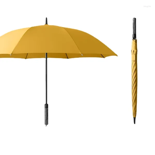 Guarda-chuvas moda de alta qualidade guarda-chuva negócio bumbershoot punho longo totalmente automático homens dobrável chuva parapluie automatique a