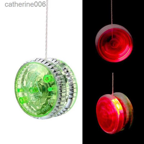 Yoyo Led Knippert Klassieke Kinderen Speelgoed Magic Yoyo Spin Plastic Yoyo Lager Met Spinning String Детские игрушки Йо-йо Классические игрушкиL231102