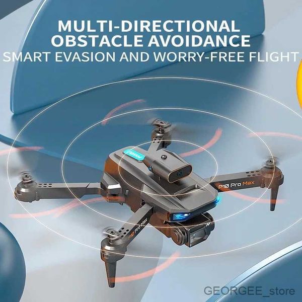 Drones drone com câmera esc hd 5g wifi 360 de evitar o fluxo óptico de evitação de obstáculos completos Toys quadcopter dobrável r231102