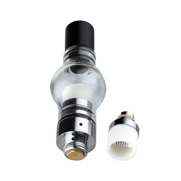 cera Globo di vetro atomizzatore serbatoio in vetro pyrex Cera secca vaporizzatore per erbe penna vapore M6 atomizzatore in vetro ego glassomizer bobine vape per ego t