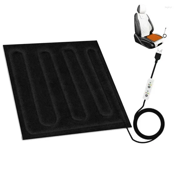 Tappeti da 5 V cuscinetto riscaldante USB coperta elettrica Elettrico impermeabile a 3 marcia Temperatura Controllo da temperatura invernale Matro riscaldato Caldo 30x30 cm