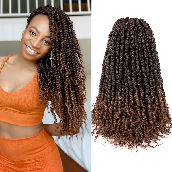 Pre Stretched Passion Twist Ombre Braiding Hair Wholesale Bomb New Passion Spring Twist Synthetic Crochet Braid Hair