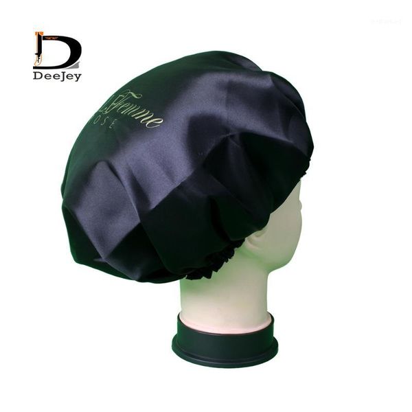 Parti Şapkaları Özelleştirilmiş baskı kalitesi 2 Katmanlı Polyester Satin Bonnetler Bakım Uzatma Peruk Kılları Uyku Kapağı Banyosu Yetişkin Boyutu 50 PCS Lot1