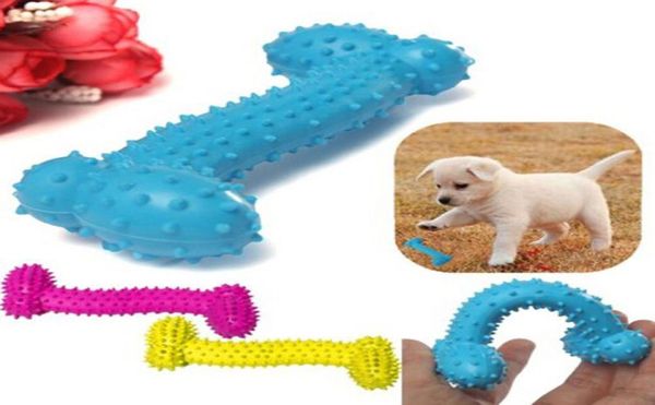 3 pic Bestand tegen bijten Botten Hond Puppy Kiezen Rubberen bal Spelen voor tandentraining Thermisch plastic Rubber TPR Hondspeelgoed 104 cm L7628951