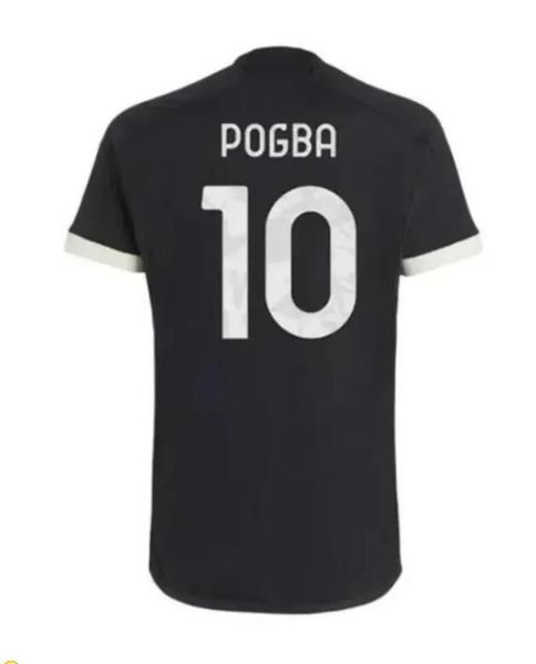 Turin Giants Replica Kit 3º 23 24 VLAHOVIC CHIESA camisas de futebol 2023 2024 MILIK juventus POGBA homens crianças conjunto BONUCCI camisas de futebol DI MARIA uniforme Kostic Fagioli