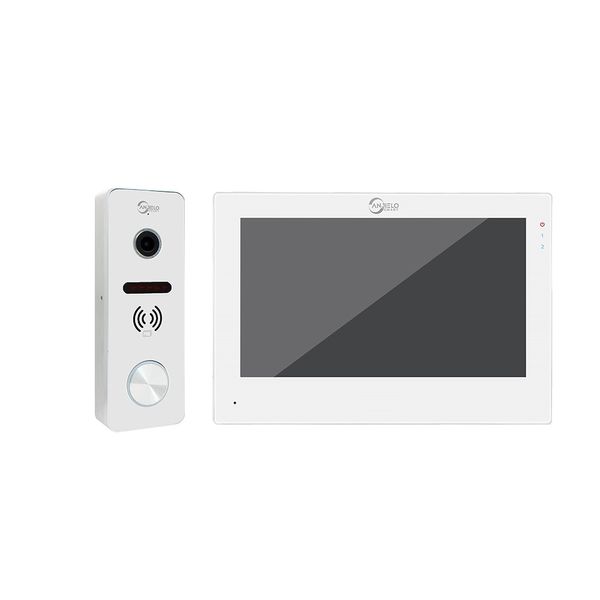 Anjielosmart 7 pollici Wireless Wifi Smart Home Video Door kit sistema citofonico con monitor 1080p telecamera campanello antipioggia