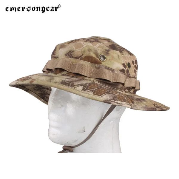 Ciclismo Caps Máscaras Emersongear Tactical Boonie Hat Caminhadas Camping Basquete Boné Esporte Ao Ar Livre Pesca Caça Airsoft Headwear Sunproof Engrenagem HLD 231102