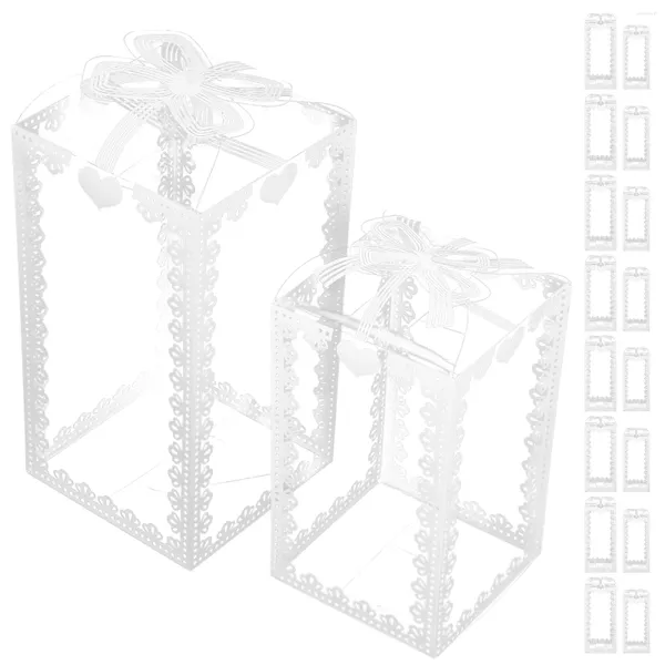 Dekorative Figuren, 20 Stück, tragbare Schokoladenhüllen, Verpackung, Süßigkeiten-Organizer, Weihnachtsbehälter, Partygeschenke, Geschenkhalter, Verpackungsbox