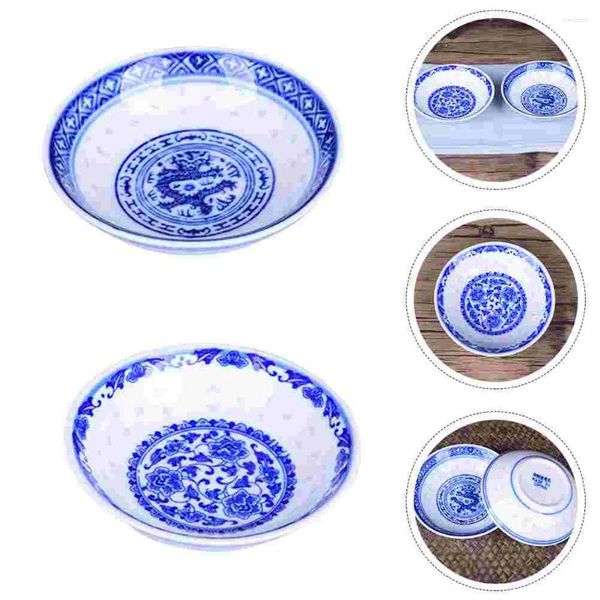 Geschirr-Sets, blau-weiße Porzellanschale, Vorspeise, Küchenbedarf, Saucenteller, Servieren von Gewürzen, japanische Soja