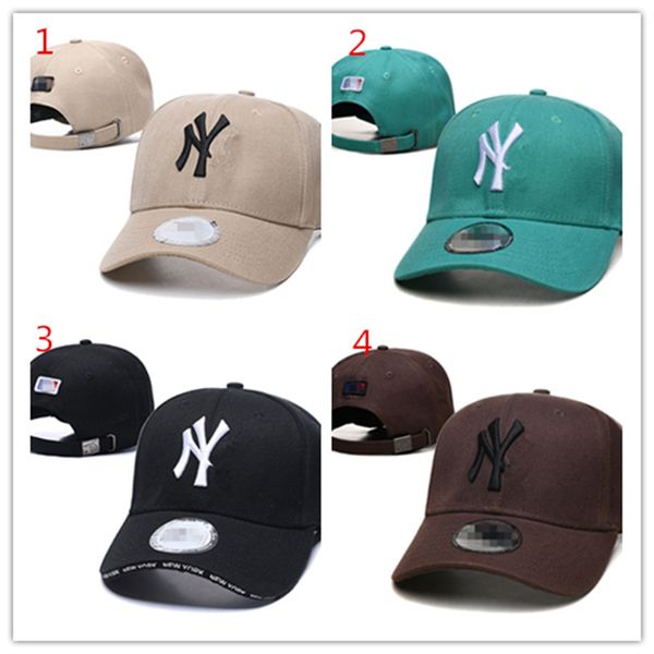 2024 Designer chapéu mens chapéu moda mulheres boné de beisebol s cabido chapéus carta ny verão snapback pára-sol esporte bordado luxo ajustável chapéu N-7