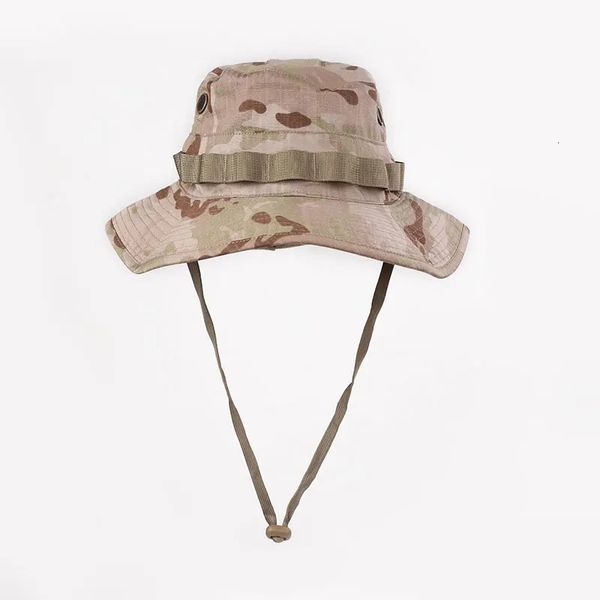 Ciclismo Caps Máscaras Emersongear Tactical Boonie Chapéu Pesca Caça Caminhadas Camping Cap Headwear Cabeça Sol Equipamento de proteção Esportes ao ar livre MCAD EM8730 231102