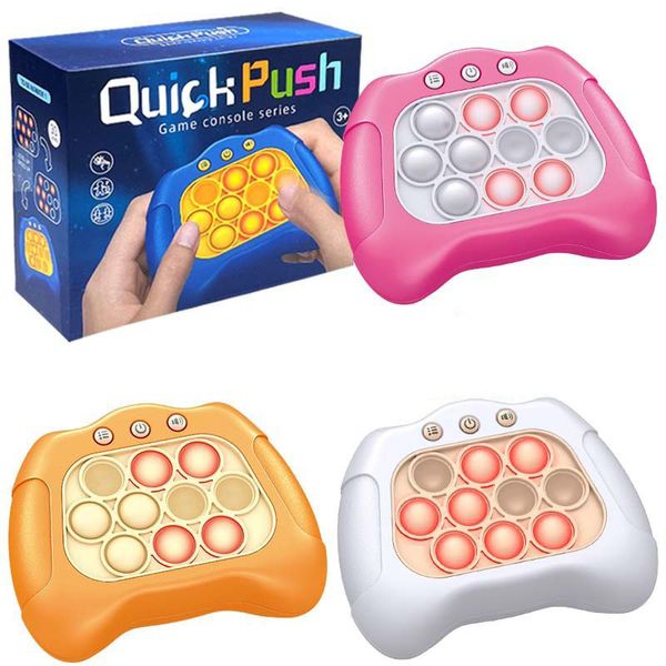 Quick Push Challenge-Spielmaschine für Kinder, Pionier der Rattenbekämpfung, Dekompression, Desinfektion und erhellenden Spielzeugen für Kinder