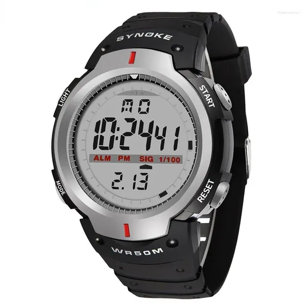 Orologi da polso Uomo Sport Orologi digitali Sveglia Impermeabile Luminoso Data Settimana Display Orologio elettronico Masculino Relogio Moda