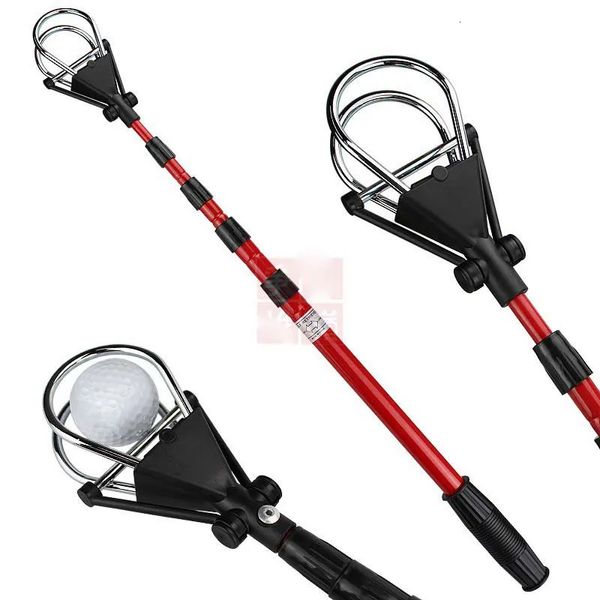 Outros produtos de golfe Selecionador de bola perto de 2 m de quadra telescópica Pick Up Club Red Rod Stick 231102