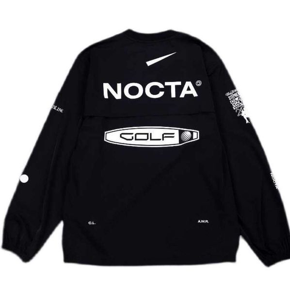 2023 Erkek Hoodies Us Versiyon Nocta Golf Co Markalı Draw Nefes Alabaş Hızlı Kurutma Boş Zaman Sporları