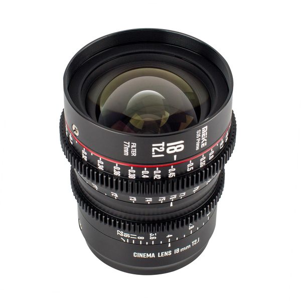 Lenses Prime 18 mm T21 Cine-Objektiv für Super 35 Frame Cinema Camera System 231101