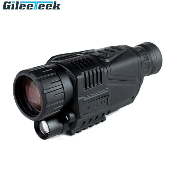 IP-камеры P1S Инфракрасный цифровой монокуляр ночного видения Полная темнота 150 м с видеорегистратором 5-кратным зумом Устройство видения 231101