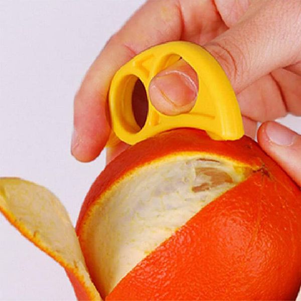 Utensili per frutta e verdura Creativo Conveniente Peeler per arance Scorze Affettatrice per limone Taglierina Estrattore per frutta Apri facile Coltello per agrumi Utensili da cucina