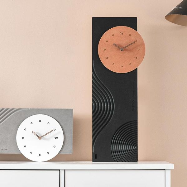 Relógios de parede Criativo MUTO Design moderno de moda grande relógio Arte nórdica de estilo de ferro forjado quartzo de ferro forjado Wallclock