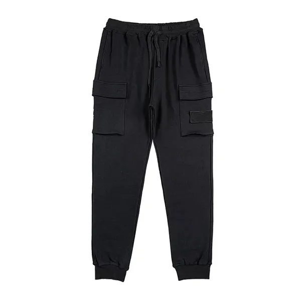 Topstoney 2023 nova bússola calças bordadas masculino casual multi-bolso pacote pé calças ginásio de fitness elástico respirável treino bottoms sweatpants ST-2299