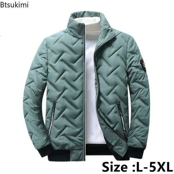 Homens para baixo parkas 2023 outono inverno jaqueta masculina algodão acolchoado coreano streetwear casual moda roupas masculinas casacos quentes 5xl 231102