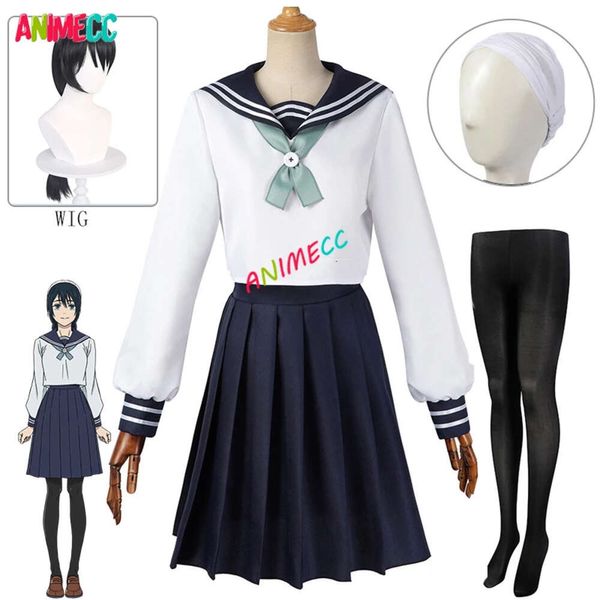 Amanai Riko Anime Jujutsu Kaisen Cosplay Kostüm Perücke JK Schuluniform Halloween Party Kleid für Frauen Mädchen XXL Cosplay