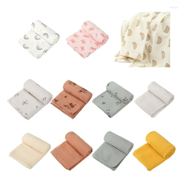 Decken Tragbare Baumwolle Baby Swaddles Decke Säuglingsschlafsack für wachsende Babys Y55B