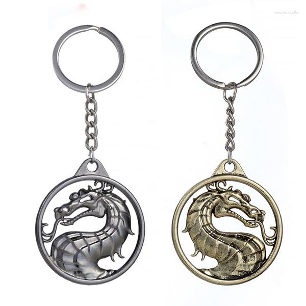 Keychains Game de chaveiro de alta qualidade Mortal Kombat Keyring Tecla de acessórios para carros de anel para presentes Chaveiro Chain Jewelry