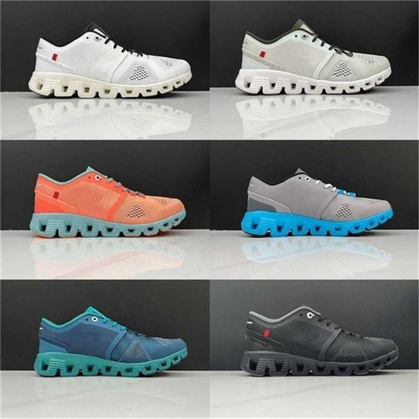 Designer Cloud X Scarpe causali Nuvole Scarpe da ginnastica da strada Fitness Scarpe da ginnastica ammortizzanti Utility Scarpe da ginnastica traspiranti nere triple bianche Taglia 3645black cat 4