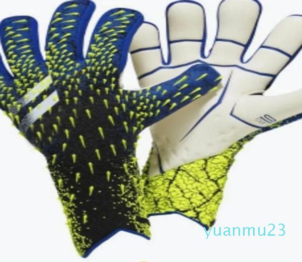 Guanti da portiere di calcio professionali di nuovo design in lattice senza protezione per le dita Guanti da portiere di calcio per adulti per bambini